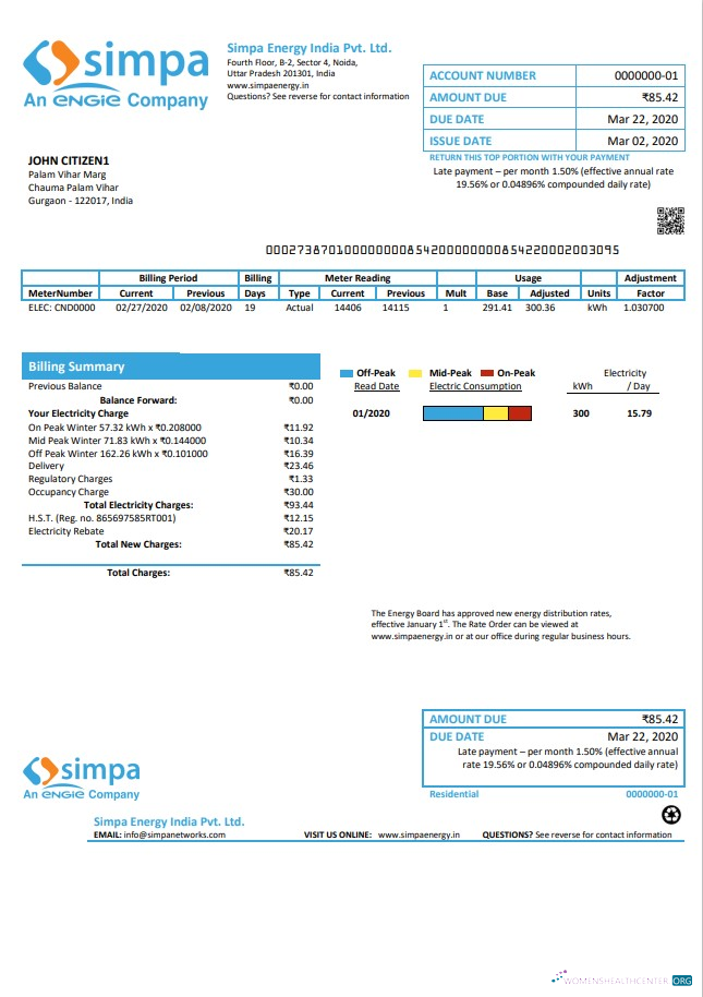 download download India Simpa Energy India Pvt. Ltd utility bill